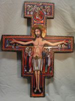 Nr.72. Krzyż  z  San Damiano-wym.60-45cm.